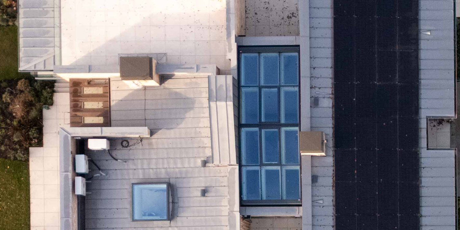 ridged rooflight on residential property