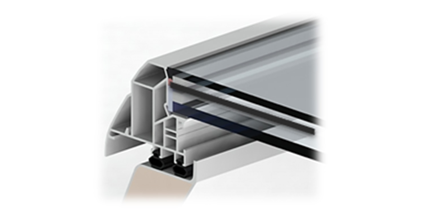 triple glazed cross section photo