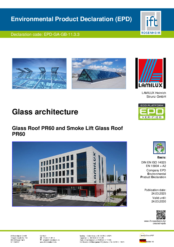 Glass Roof EPD thmbnail